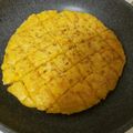 ＫＯＲＯ♪'s cooksnap of when they made ｶﾘもち＊ニラとえのき＊我が家のチヂミ.