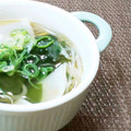 り～たん。's cooksnap of when they made ワンタン風　スープ　簡単　私流.