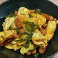 柴犬のお顔☆'s cooksnap of when they made ウインナーの【ケチャップ炒め】.