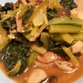 まろぴ～ぬ's cooksnap of when they made 簡単！鶏もも肉と小松菜のスタミナ炒め.