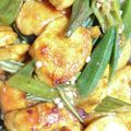 fiatcinq's cooksnap of when they made 簡単に♪鶏胸肉とオクラのカレー風味炒め.