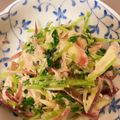 クックGKTQUF☆'s cooksnap of when they made 豆苗とみょうが・ツナの柚子胡椒和えサラダ.
