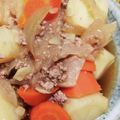 まぶたん's cooksnap of when they made 豚挽肉で作る肉じゃが（ほんだし風味）.