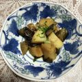 chi−ちゃん's cooksnap of when they made 田舎あじ♪なすとじゃが芋のあまから炒め煮.