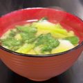 ☆GSSQHY☆'s cooksnap of when they made 里芋と小松菜のお味噌汁.