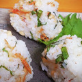 ｅｋ４'s cooksnap of when they made 桜エビと大葉の混ぜご飯おにぎり.