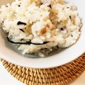 みなとのまんま's cooksnap of when they made 「塩辛い梅干消費」梅ひじき炊き込みご飯.
