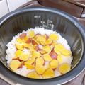 ❀akiko❀'s cooksnap of when they made 栗ご飯にも負けない さつま芋ご飯.