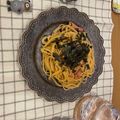 seina___'s cooksnap of when they made きのこバターしょうゆパスタ.