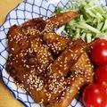 大吉母's cooksnap of when they made フライパンに入れるだけ！簡単手羽先甘辛煮.