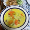 チャトラ２１'s cooksnap of when they made ウインナー入り 白菜としめじのクリーム煮.