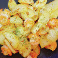 ゆなちゅーん's cooksnap of when they made エビとジャガイモのマヨガーリック炒め.