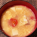 cook☆mi's cooksnap of when they made まさかのハマる味♪トマトと溶き卵の味噌汁.