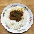 ぽ's cooksnap of when they made シンプルキーマカレー.