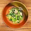 ひつじ's cooksnap of when they made レンジのみ！小松菜とツナのわさび醤油和え.