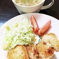 ちえたろう's cooksnap of when they made 鶏むね肉の一口チーズパン粉焼き.