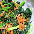クックなおじゅんまま's cooksnap of when they made ほうれん草とにんじんの胡麻和え.