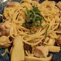 サブシェフもーや's cooksnap of when they made 鶏胸肉とキノコと塩昆布の無限和風パスタ.