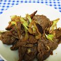 ととろ＆めい's cooksnap of when they made 簡単☆牛薄切り肉と玉ねぎの焼肉ダレ炒め.