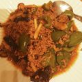 ちゃんんなお's cooksnap of when they made 食欲増す茄子・豚挽肉・ピーマンの味噌炒め.