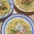 2児ママみきてぃ's cooksnap of when they made 大根おろしと納豆パスタ.