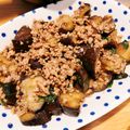 sunny147cm's cooksnap of when they made m茄子とひき肉のエスニックバジル炒め.