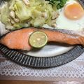chi−ちゃん's cooksnap of when they made 水なし簡単！グリルパンで時短★鮭の塩焼き.