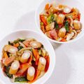 みぽぽ37's cooksnap of when they made ♡チーズインウインナー入り野菜炒め♡.