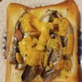 inLondon's cooksnap of when they made ＊オレンジ醤油でサーディンチーズトースト.