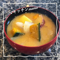♪キッチンmama's cooksnap of when they made さつまいもとかぼちゃのお味噌汁.