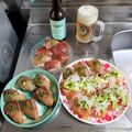 ebipeco's cooksnap of when they made サーモン握り　オニオンスライス添え.