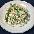 コムギ大好き's cooksnap of when they made アスパラガスの白和え風ゴマドレサラダ.