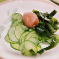 みっくママ's cooksnap of when they made きゅうりとワカメの梅あえ.