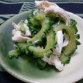 おちゃコロ's cooksnap of when they made ゴーヤーと鶏ささみの生姜醤油和え.
