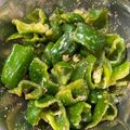 クックRD58R0☆'s cooksnap of when they made 火も油も使わず2分で！ピーマンだけで副菜.