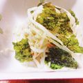 tekkokko☆'s cooksnap of when they made 韓国風グルメ☆もやしのナムル♪レンチン！.