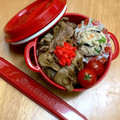 ぐにゅまる's cooksnap of when they made 舞茸でかさまし牛丼.