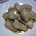 amamitu's cooksnap of when they made 厚揚げの豚肉巻きボリューム満点.