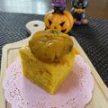まろまろん♡'s cooksnap of when they made ふわふわ♡かぼちゃケーキ.