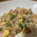 とぅかたろう's cooksnap of when they made 〖ピーマンで♬美味しい炒飯〗.