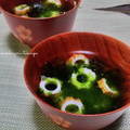 かおりかざり's cooksnap of when they made あおさと竹輪のお吸い物❁.