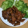 たちんぺ's cooksnap of when they made 足立区の給食☆甘うま豚レバー.