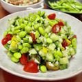 Superlittleboo's cooksnap of when they made 夏がギュッと詰まった 夏の彩りサラダ.