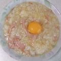 きらり流れ星's cooksnap of when they made HOTカルボナーラがゆ.