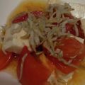 ヨシヨッシー's cooksnap of when they made トマトとしらすのごま油だれがけ豆腐.