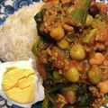 ミルクボール's cooksnap of when they made トマト缶で作る☆ホウレン草のキーマカレー.