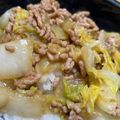 usa♡'s cooksnap of when they made 豚挽き肉で簡単♪白菜丼♪.