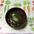 おはなすき's cooksnap of when they made とろろ昆布の味噌汁.