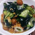 ももんじゃー's cooksnap of when they made 簡単に♪なめことわかめのポン酢和え.