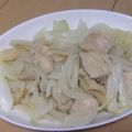 きらり流れ星's cooksnap of when they made 鶏肉と新玉ねぎのシンプル炒め.